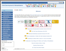 Tablet Screenshot of childdevelopment.ca